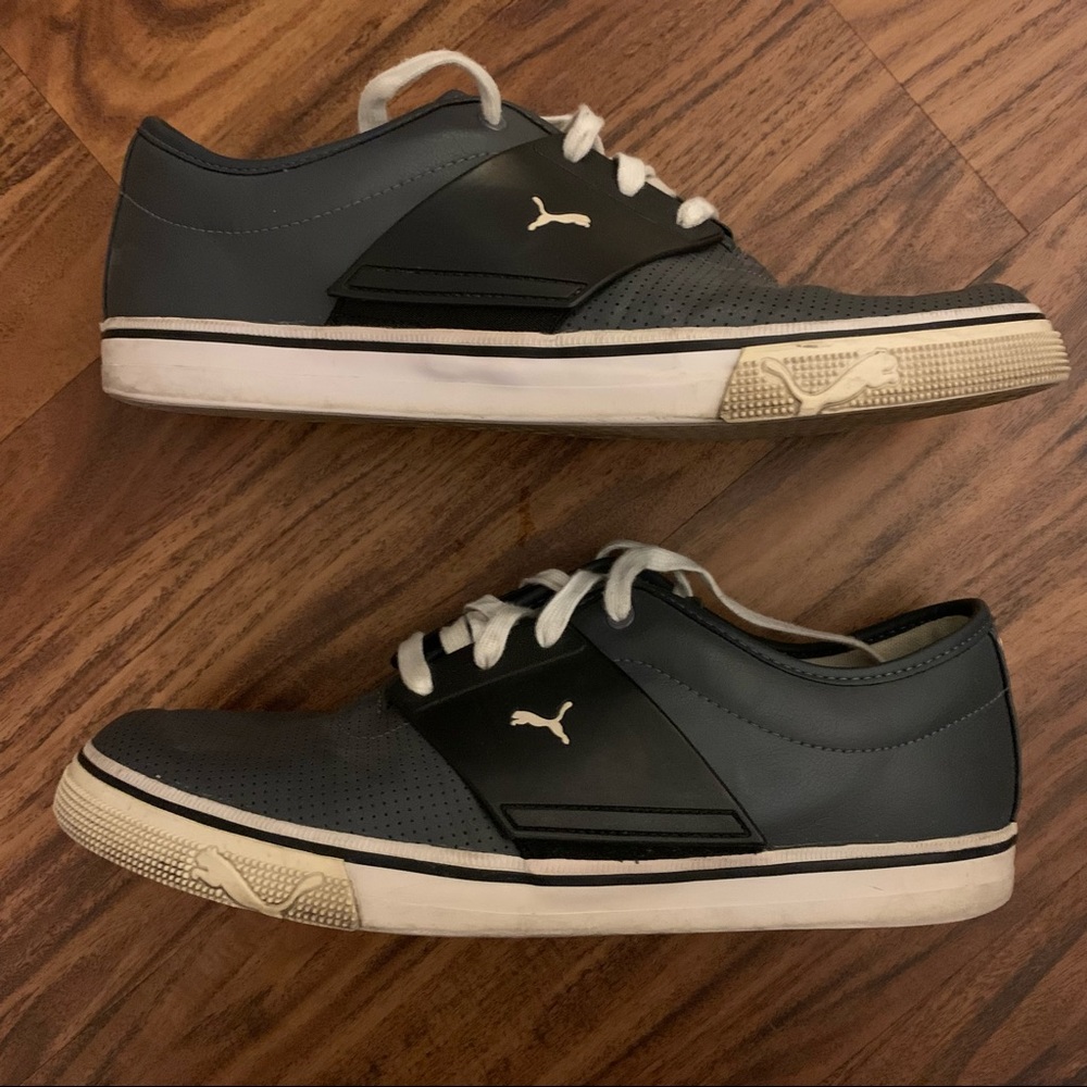 🔴 4 for $40 Bundle | Puma El Ace L Leather Sneakers Gray Sz 10.5